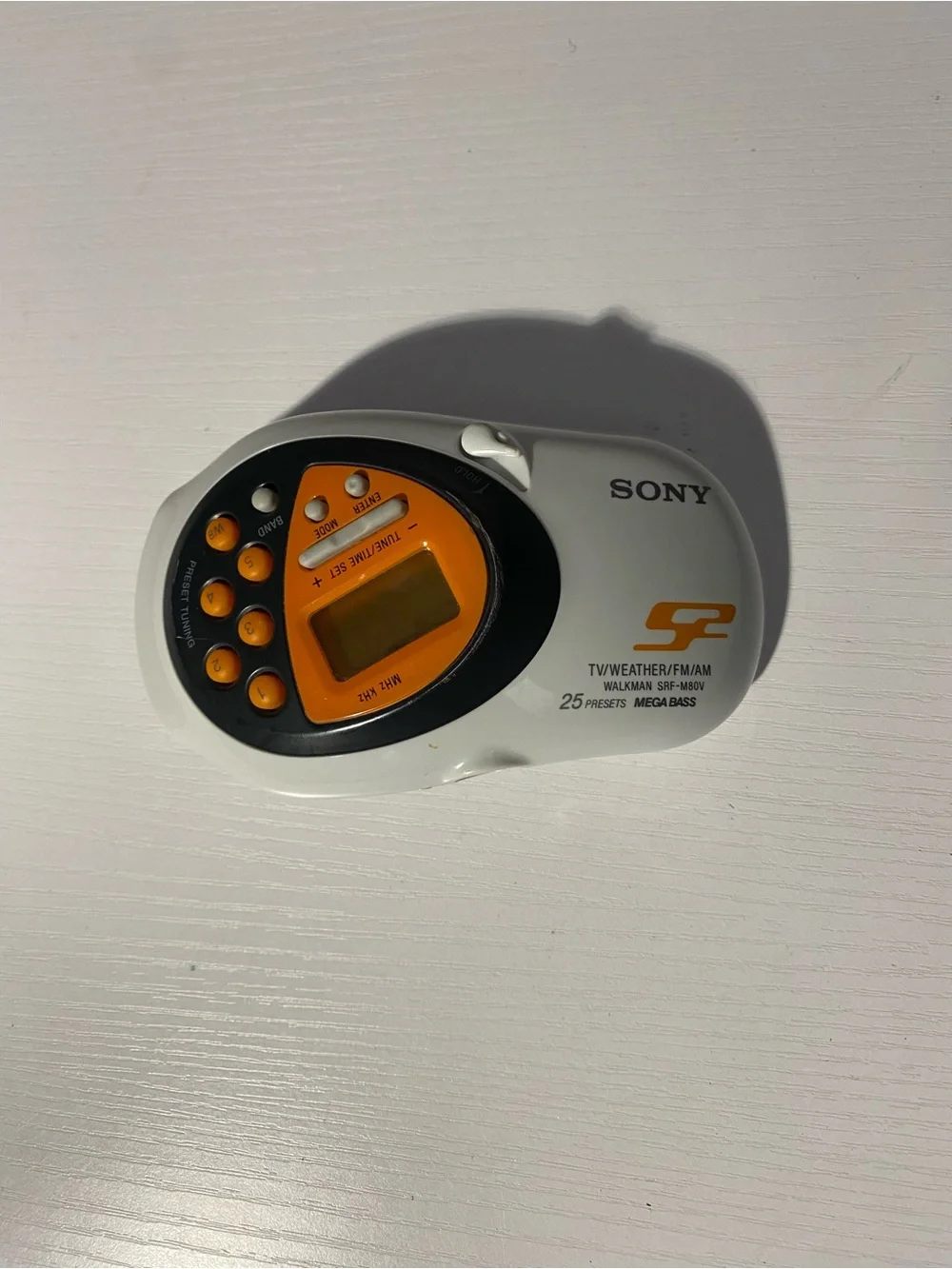 Sony S2 Sports Walkman SRF-M80V Portable AM/FM TV Weather Radio Tested